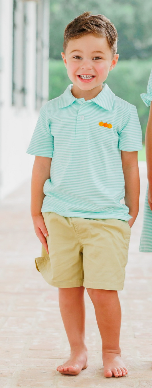 Mini Embroidery Pumpkin Polo
