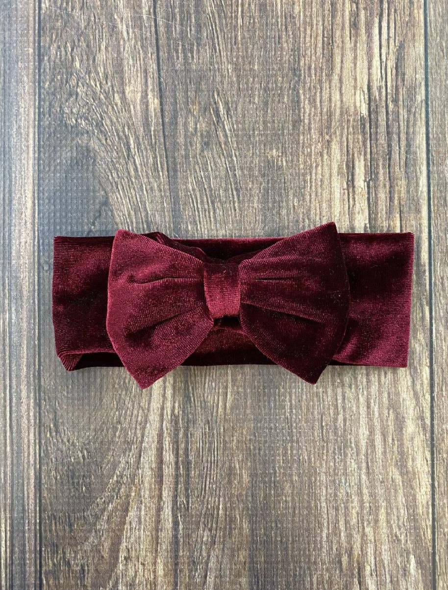 Velvet Bow Headbands