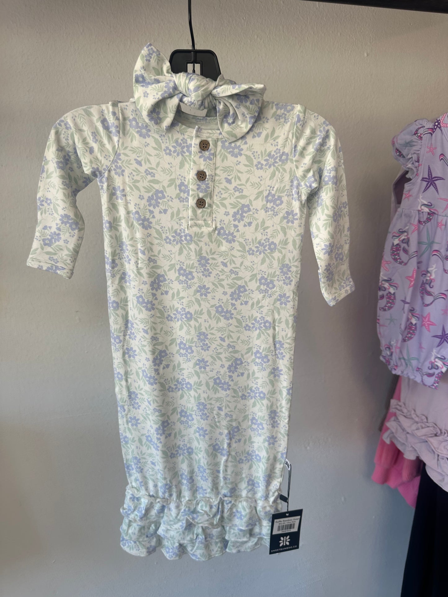 Ruffle Bamboo Gown