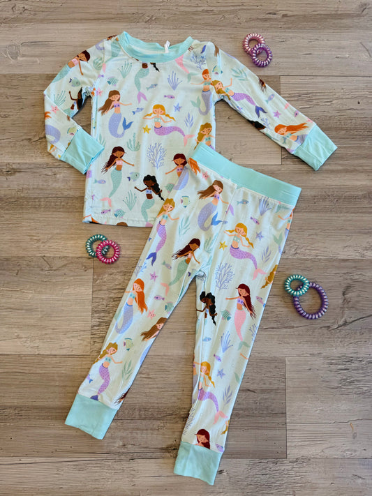 Mermaid Two Piece Long Sleeve Jammies