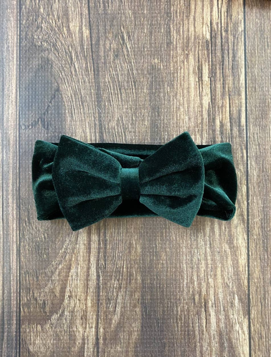 Velvet Bow Headbands
