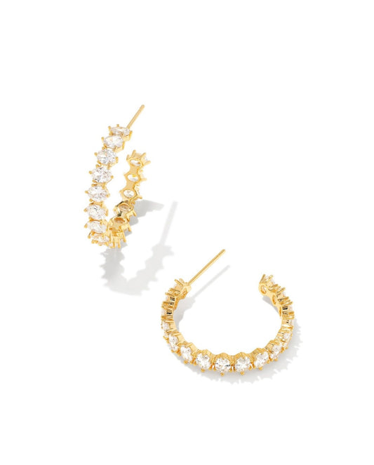 Cailin Crystal Hoop Earring