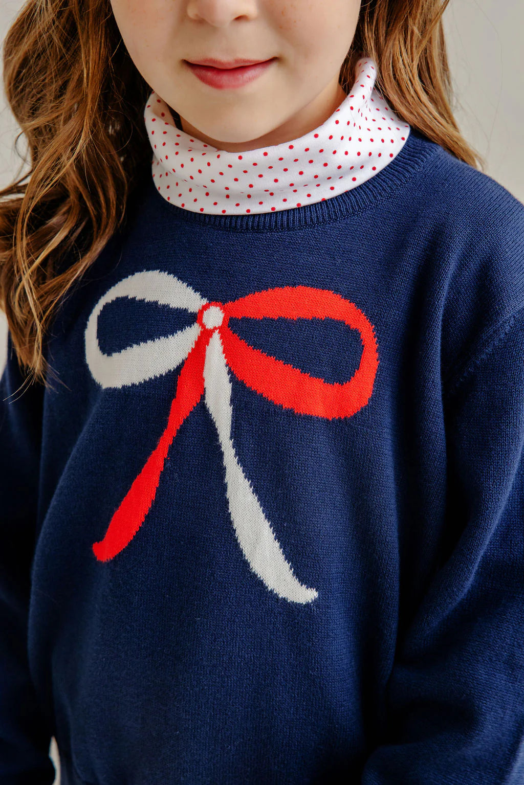 Isabell’s Intarsia Bow Sweater