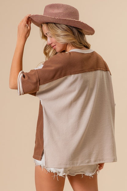 Love You a Latte Dolman Top