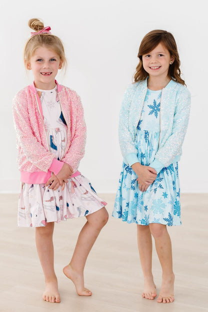 Winter Wonderland L/S Pocket Twirl Dress