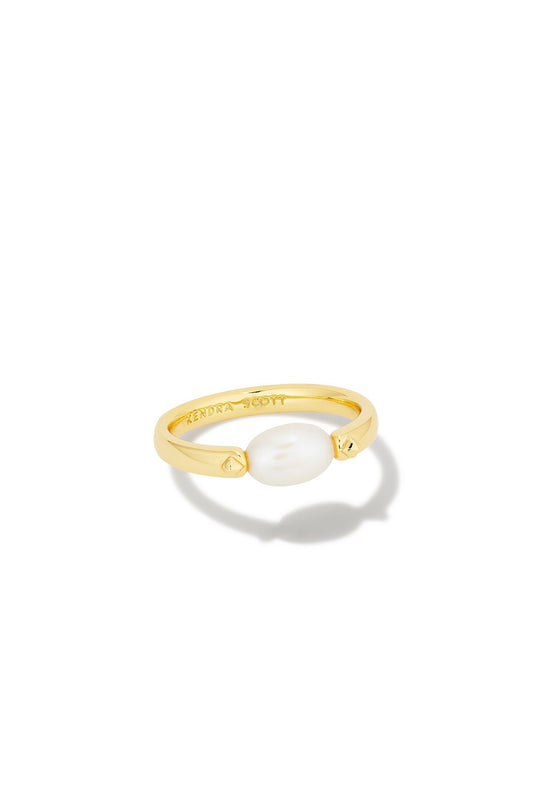 Leighton Pearl Band Ring