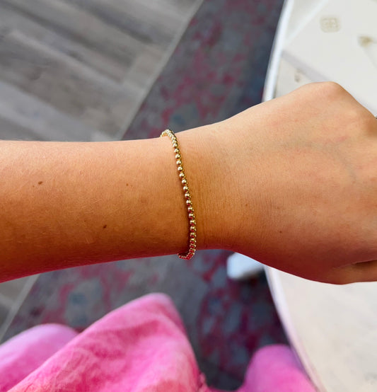 3mm Beaded Bracelet