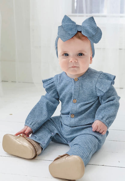 Sweet Taffy Rib Knit Romper