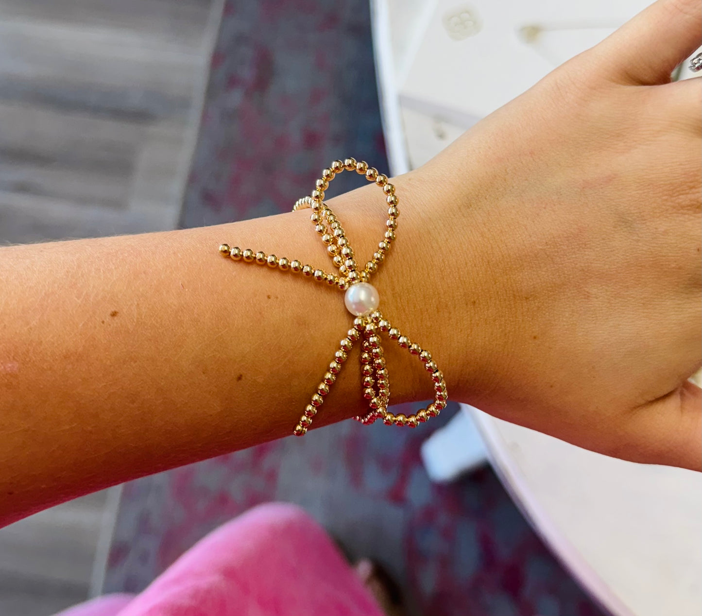 Gold Bow Bracelet