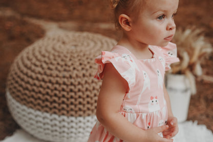Emmy Romper in Girly Ghost