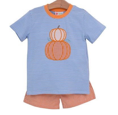 Pumpkin Stack Short Set
