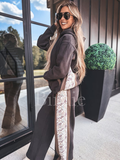 Charcoal Hoodie Pant Set- *PREORDER NOVEMBER*