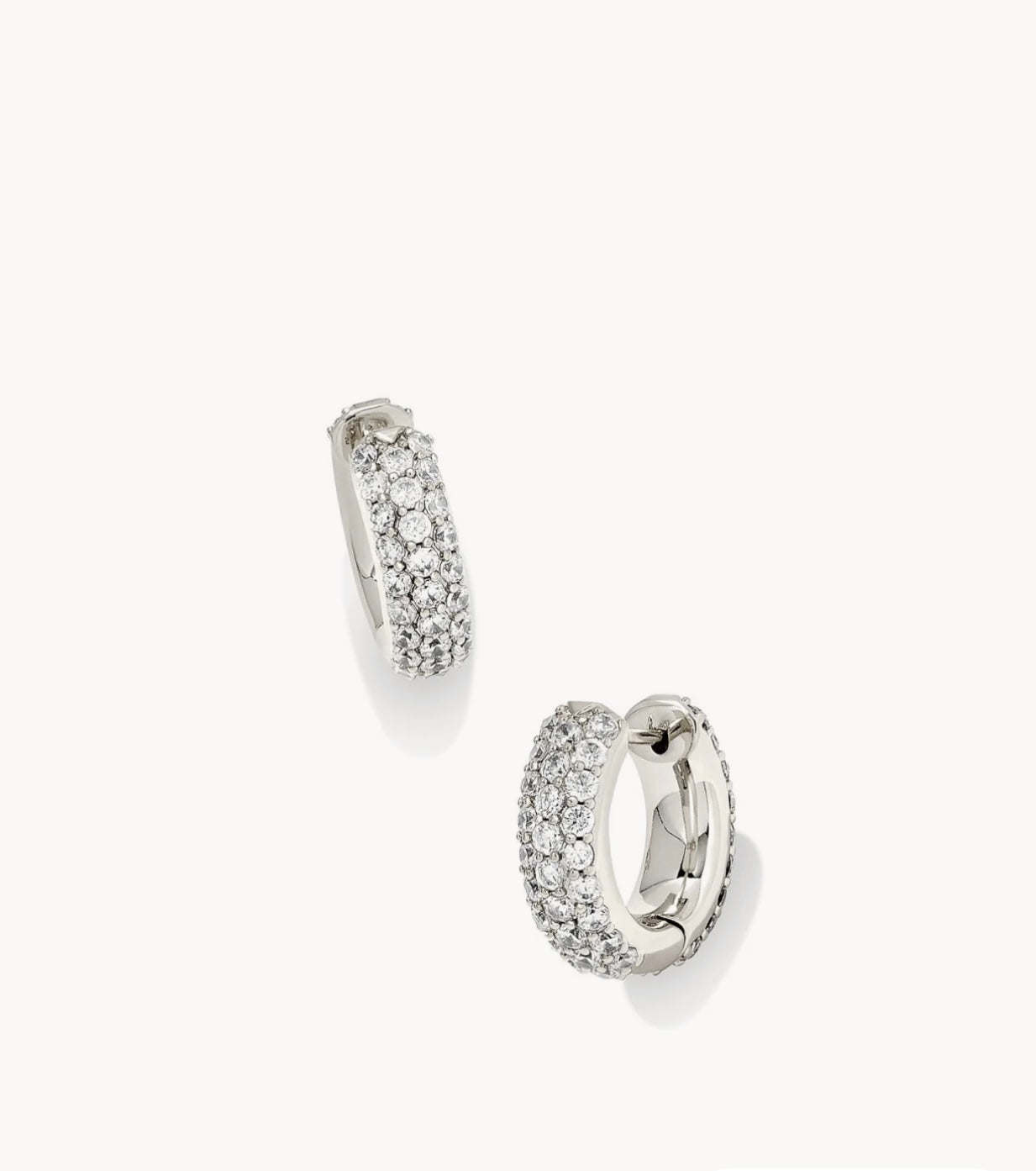 Mikki Pave Huggie Earring