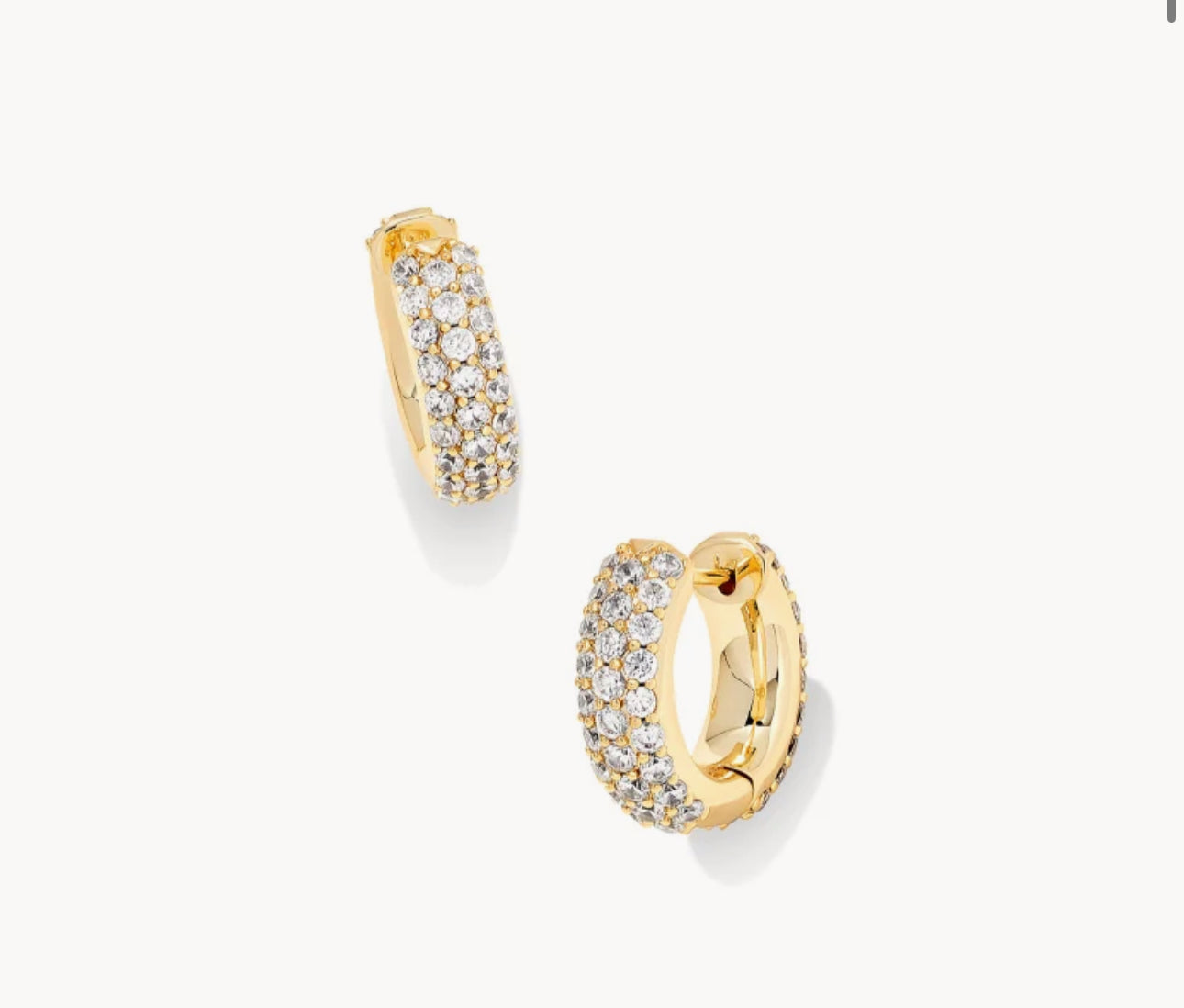 Mikki Pave Huggie Earring