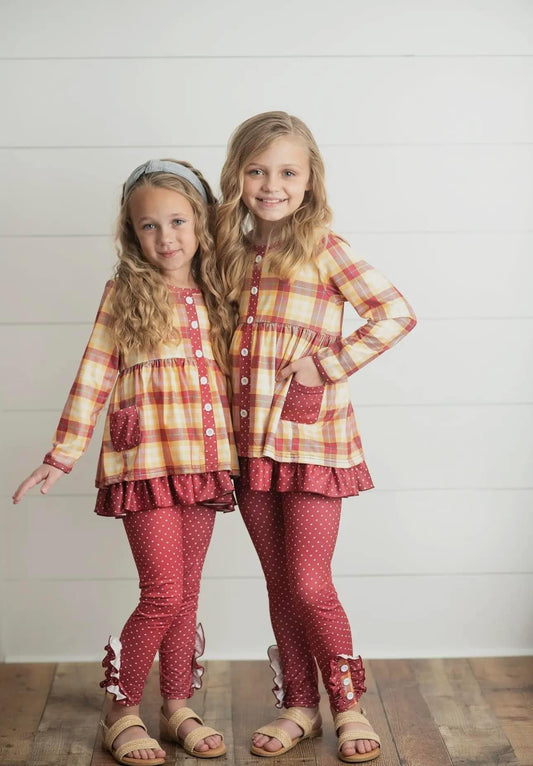 Girls Fall Pant Set