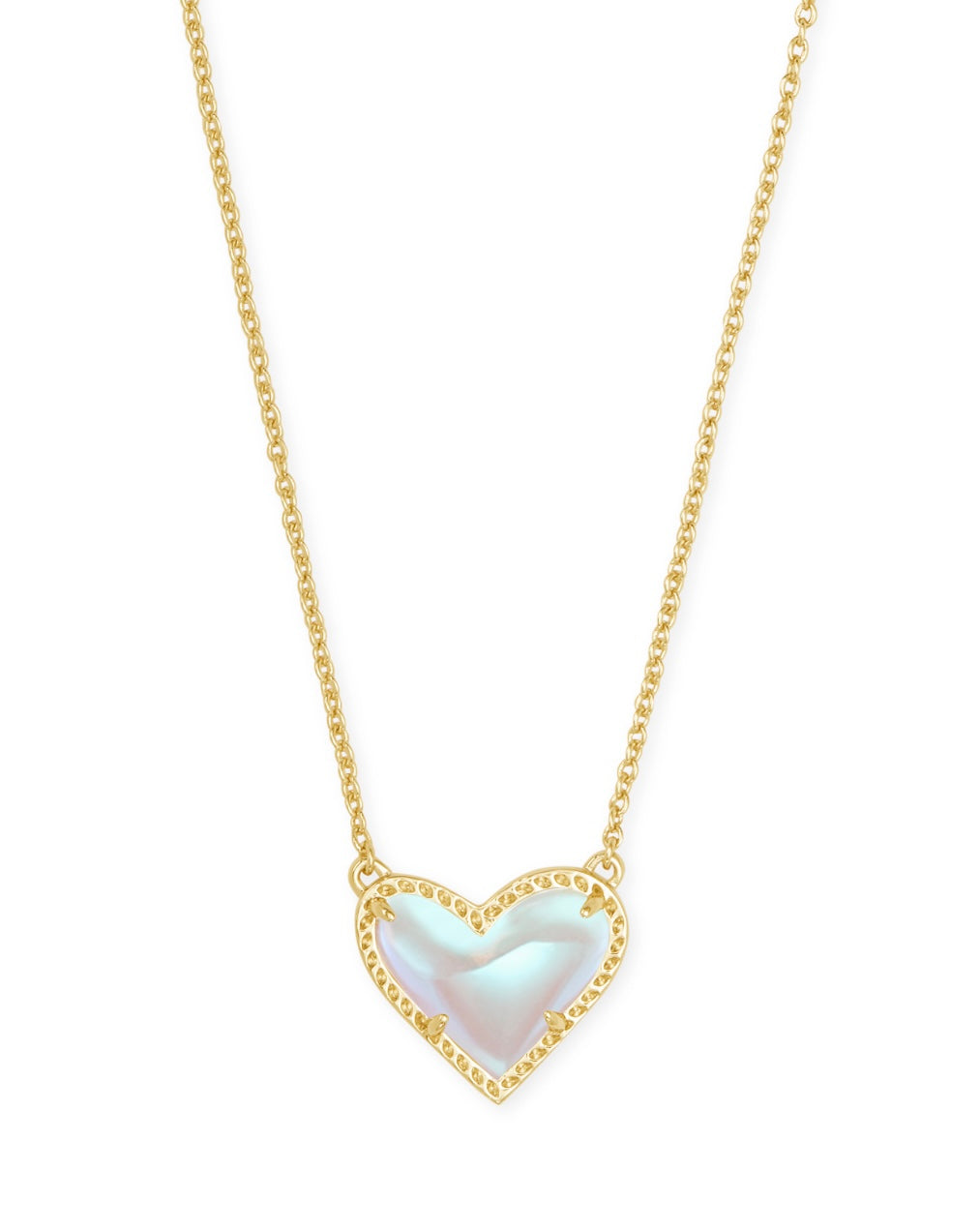 Ari Heart Short Pendant Necklace