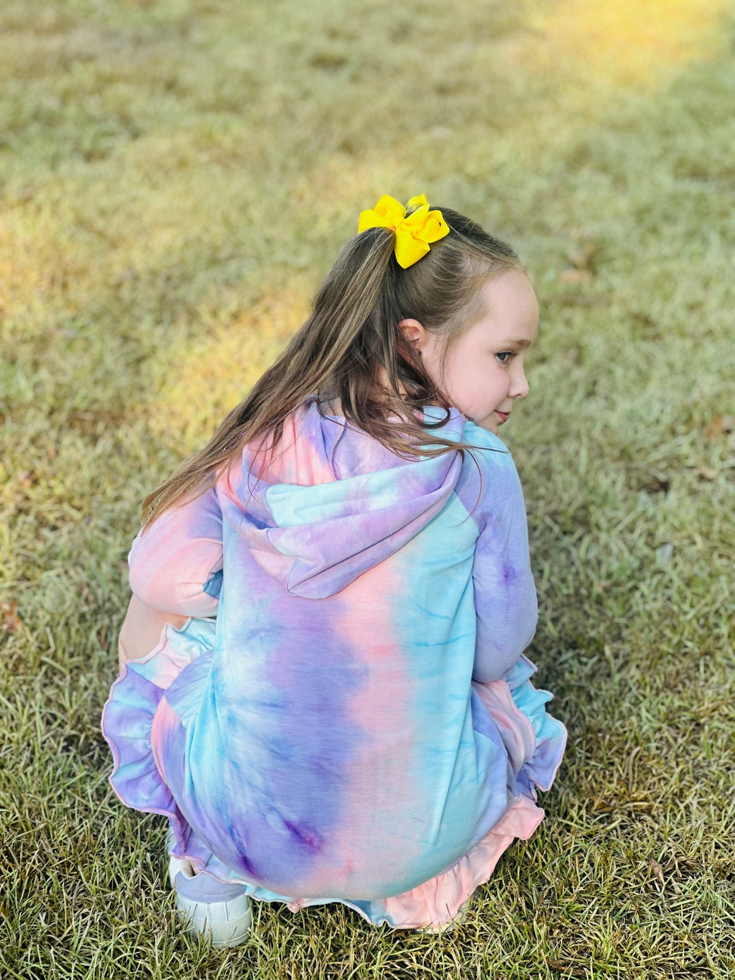 Lollipop Daydream Knit Dress with Hoodie