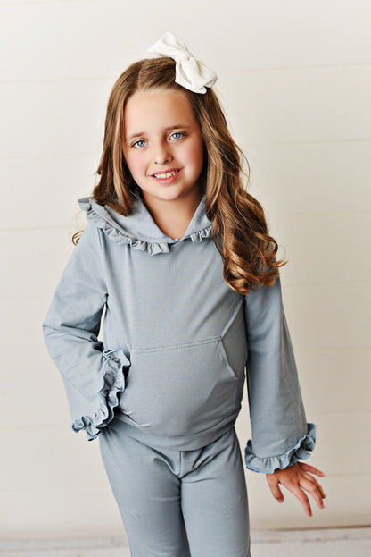 Gray Hooded Set