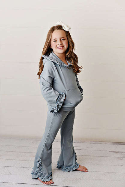 Gray Hooded Set