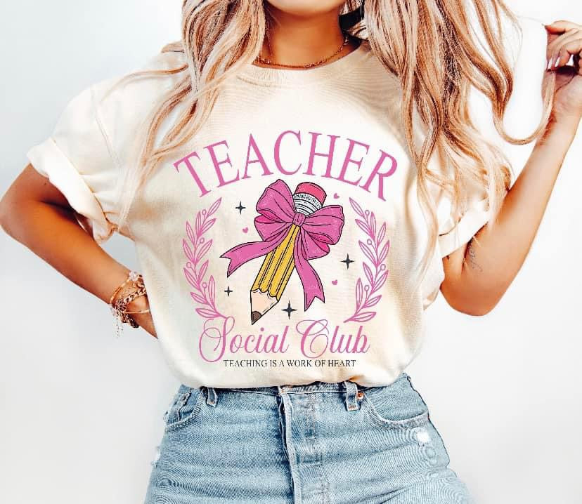 Teacher Social Club Tshirt