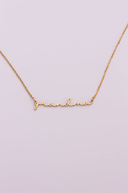 "Grandma" Necklace