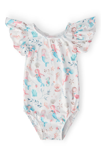 Mermaid Friends S/S Flutter Sleeve Leotard