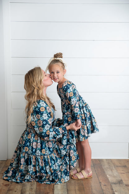 Grace Winter Floral Dress- Mommy & Me