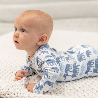 Blue Elephant Convertible Romper