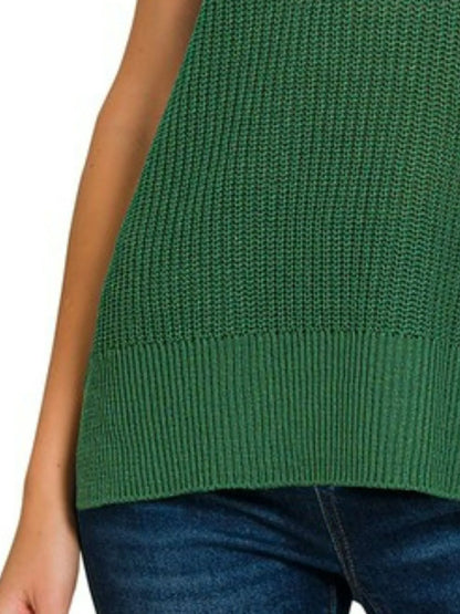 Zenana Oversized Crew Neck Sweater