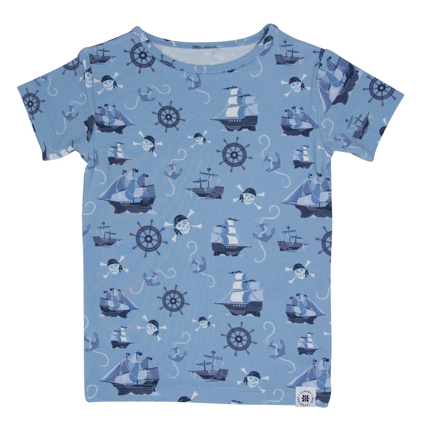 Pirate Ships Summer Pajama Set