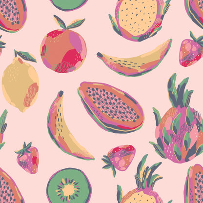 Tropical Fruit Summer Pajama Set