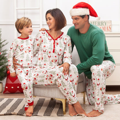 Christmas Santa Bamboo Adult Pajama Pants