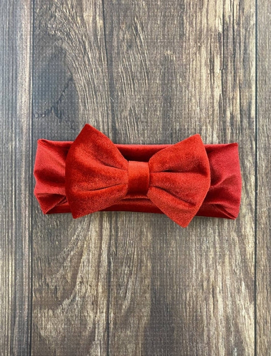 Velvet Bow Headbands