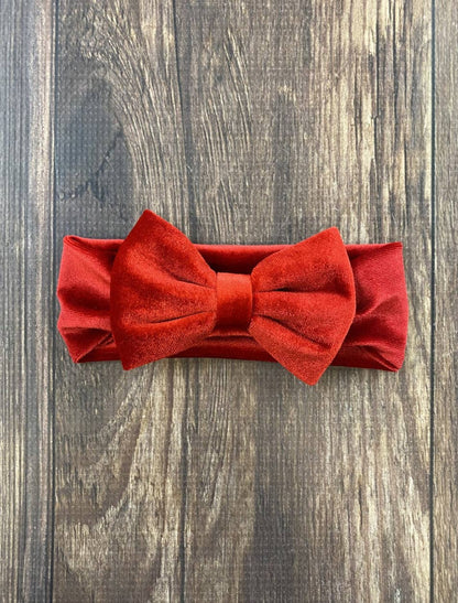 Velvet Bow Headbands